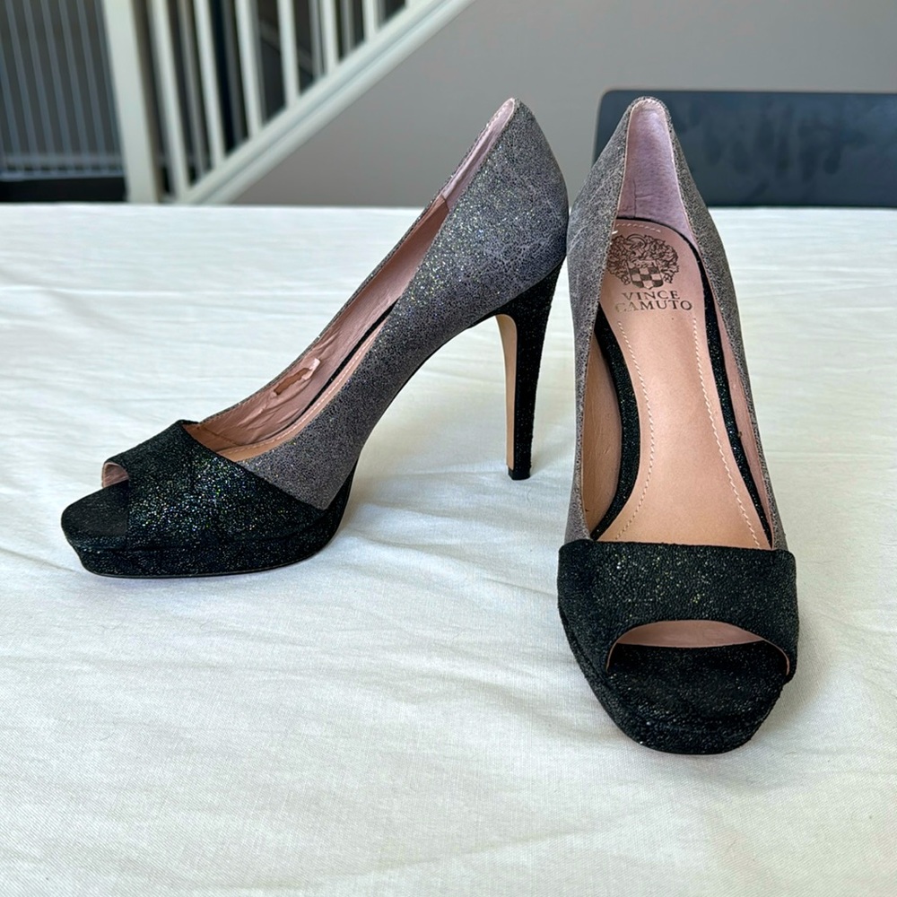 Vince Camuto Glitter Heels
